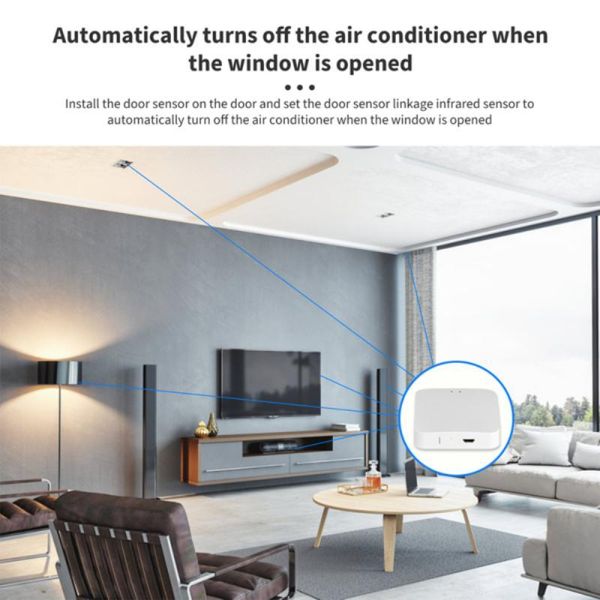 

smart home control wireless zigbee gateway hub bridge homekit tuya app remote protocol support life
