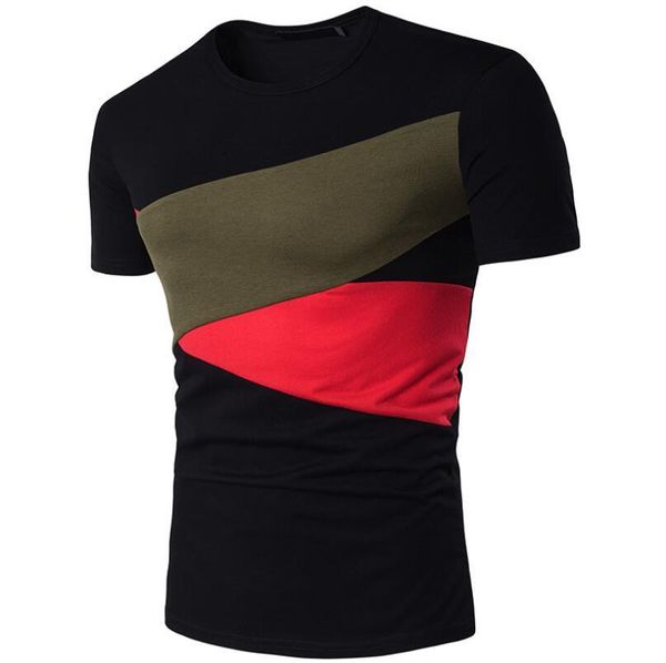 

2021 new fashion men's t shirt o neck w5lc, White