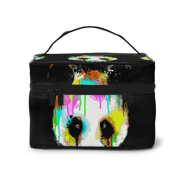 

women cosmetic bag makeup case panda crying bear make up storage pouch toiletry beauty wash bag