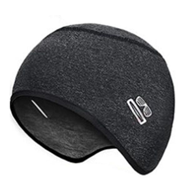 

cycling caps & masks comfort cap hat lightweight motorcycle  riding running ski, Black