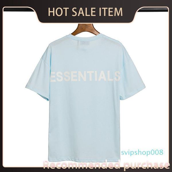 

912 of fashion fog t-shirt brand print men short sleeve women god designer tees quality essentials fear wiidh, Black