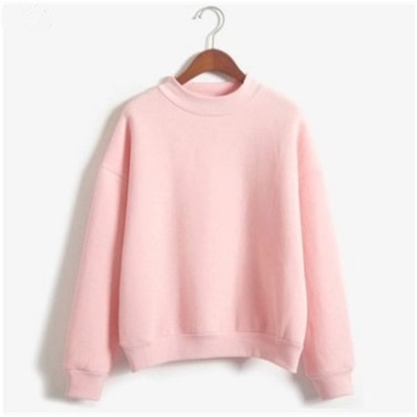 

women hooded pretty hoodeds o-neck long sleeve women girl pink shirt gray22 201030, Black