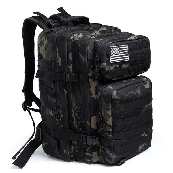 

outdoor bags 50l camouflage army backpack men military tactical assault molle hunting trekking rucksack waterproof bug out bag