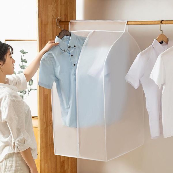 

clothing & wardrobe storage clothes dust cover dustproof garment waterproof suit coat protector bag hanging organizer