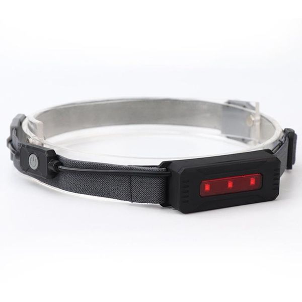 

headlamp brightest led rechargeable and waterproof outdoor headlights for running with red light