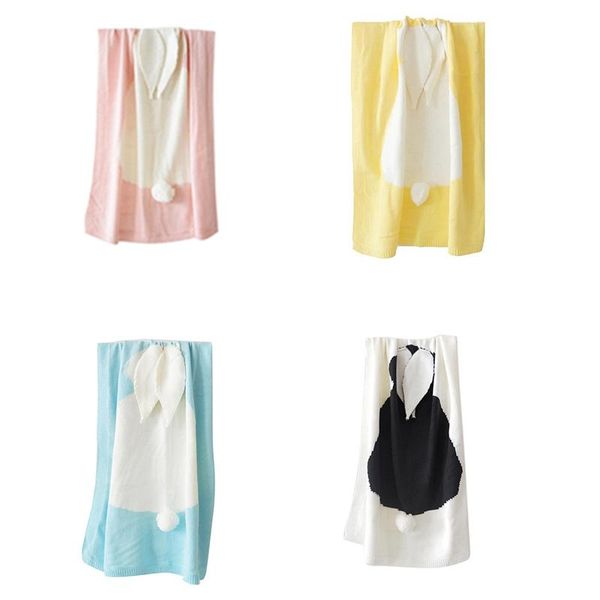 

blankets & swaddling blanket born cute big ear soft warm swaddle kids bath towel baby toddler bedding