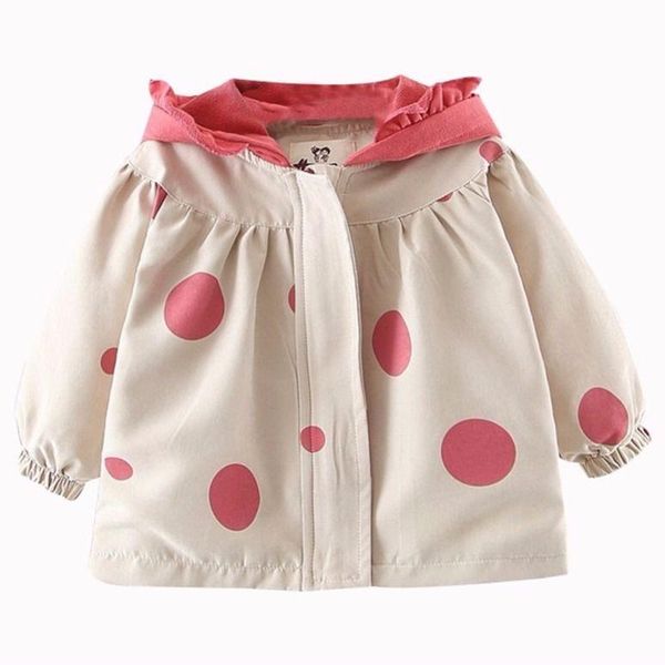 

jackets girls' trendy polka dot foreign-style baby clothes spring coat jacket 2021 p5483, Blue;gray