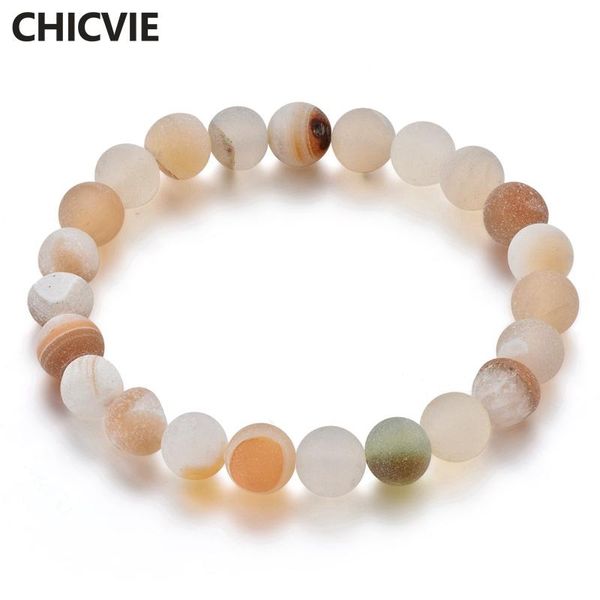 

charm bracelets chicvie natural stone custom handmade & bangles beads for women jewelry making meditation sbr190017, Golden;silver