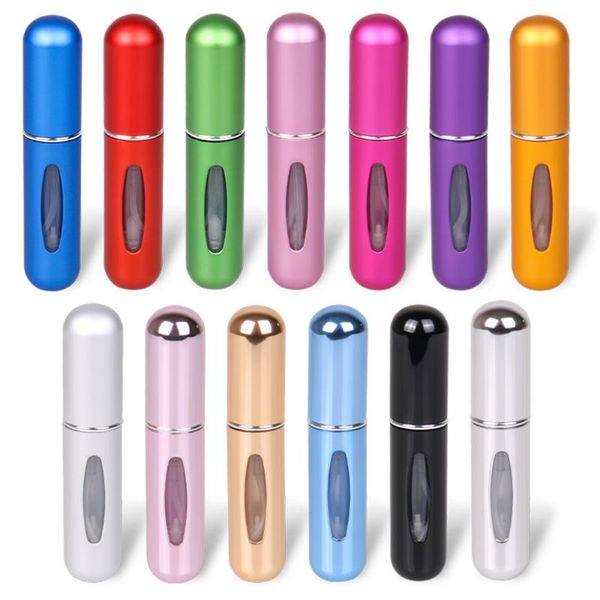 

5ml portable mini refillable perfume bottle empty cosmetic containers spray atomizer bottle makeup tool