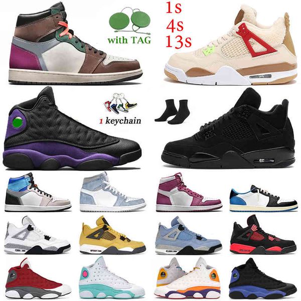 

4s men basketball shoes 1 university blue 1s black cat white oreo hyper royal 13s court purple women mens trainers sports sneakers size
