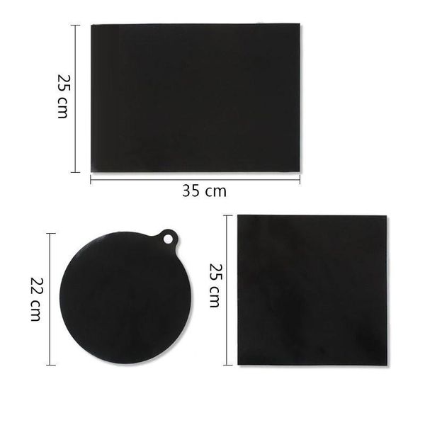 

mats & pads 3 sizes silicone induction cooker protector mat round heat insulated pad kitchen protective insulation black pot