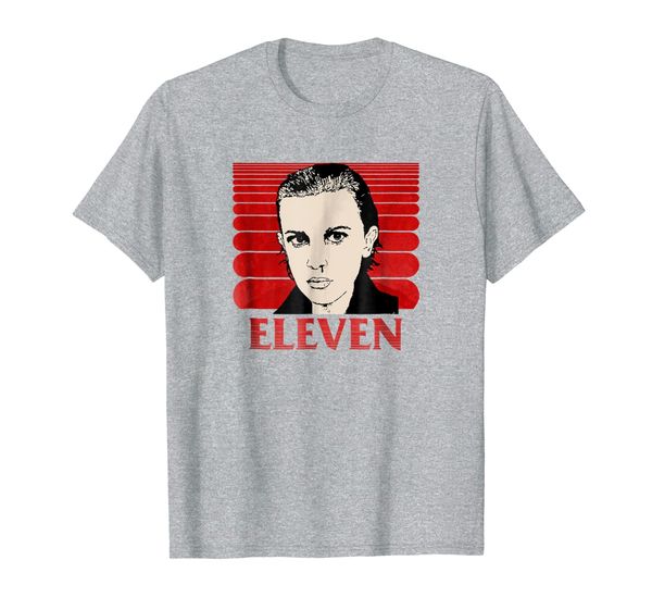 

netflix stranger things eleven retro t-shirt, White;black