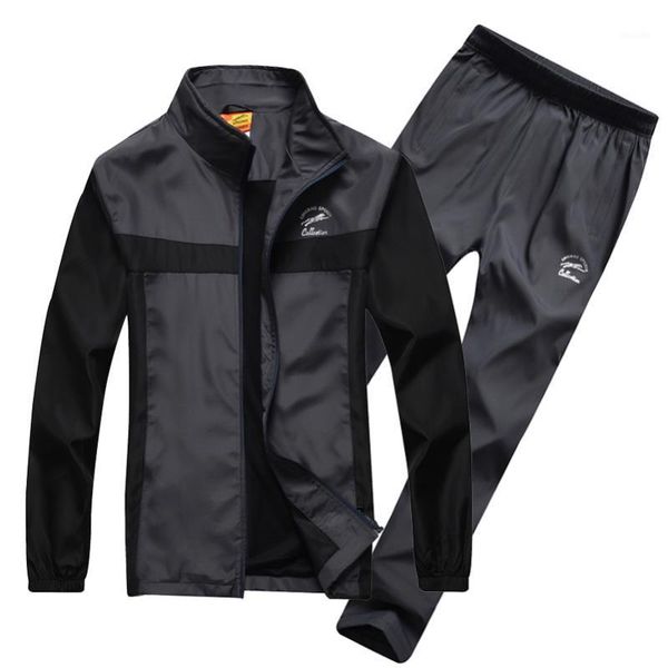 Tute da uomo Set Tuta da uomo Felpe con cappuccio + pantaloni da pista 2 pezzi Tuta sportiva Abbigliamento sportivo Pantaloni sportivi da uomo Tute da pista