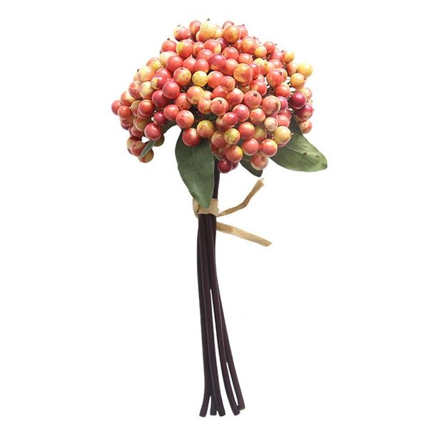 

decorative flowers & wreaths 10pcs/box berry artificial flower fake berries christmas year's decor decoration for home