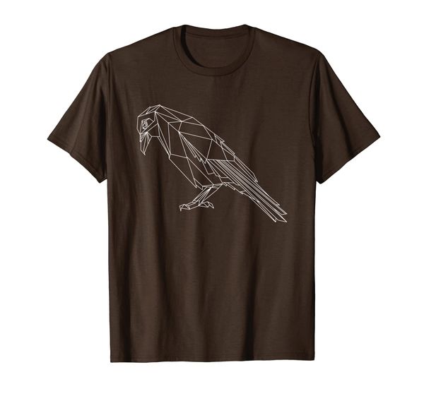 

Polygonal Geometric Crow T-shirt Raven Tee Clothing Gifts, Mainly pictures
