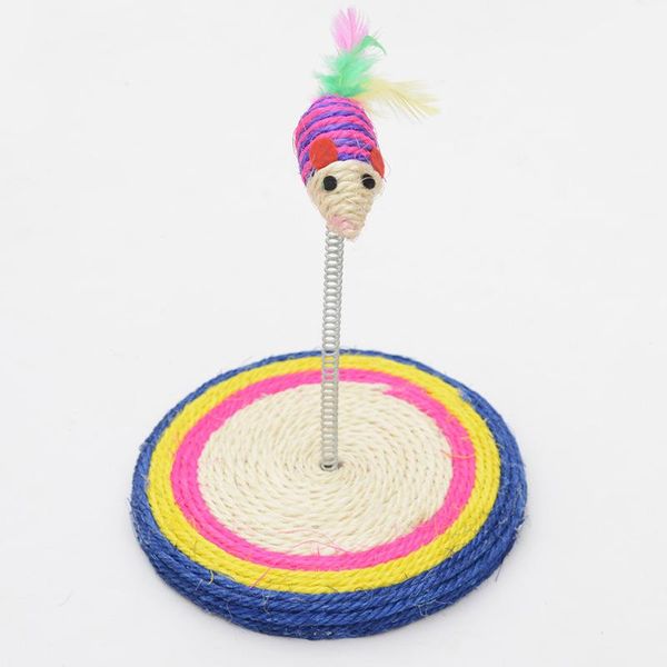 

cat toys aapet 1pc pet teaser toy tumbler with false fish for kitten interactive iq training disc elastic