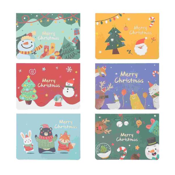 

greeting cards 3sets gift sending blessing christmas chic thank