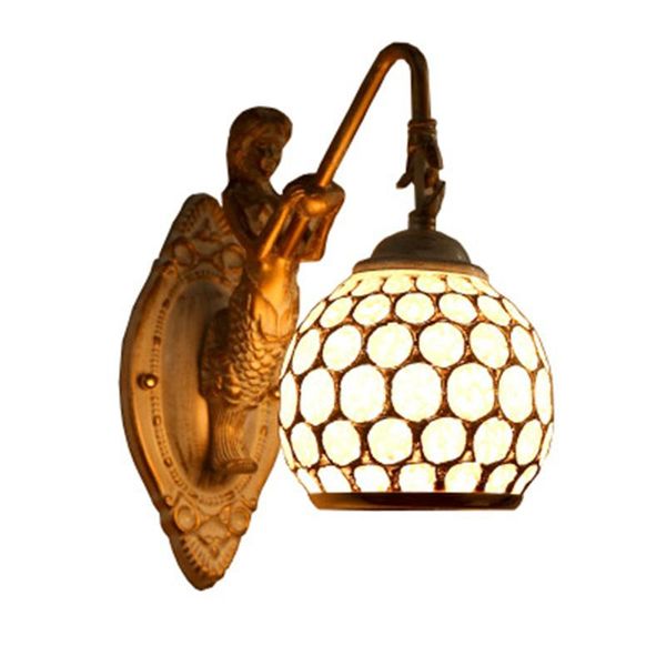 

indoor wall lamp european style simple vintage led e27 220v iron bedside bedroom corridor before mirror light home decoration