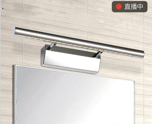 

l led mirror headlight stainless steel mirror lamp dressing room cabinet lighting led