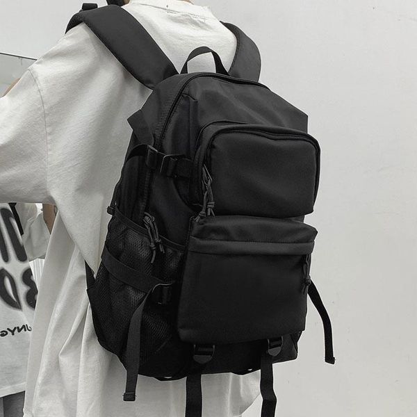 

backpack hocodo men large capacity travel school bag for teenager boy backbag male casual rucksack college student