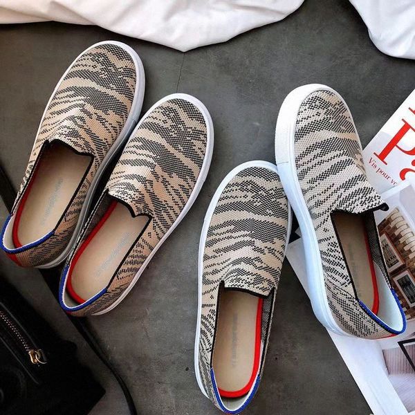 

2020 womens loafers flat shoes autumn round ballerine zapatos de mujer casual black ladies weaving femme tenis feminino 35 40 wedges s p45w#