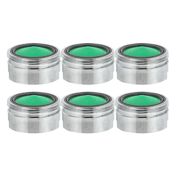 

other faucets, showers & accs 6pcs practical filter flow restrictor nozzle silver