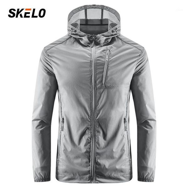 

men's jackets outdoor running rain jacket camping man windbreaker quick dry fishing anti-uv clothing climbing ultra-thin skin coat suns, Black;brown