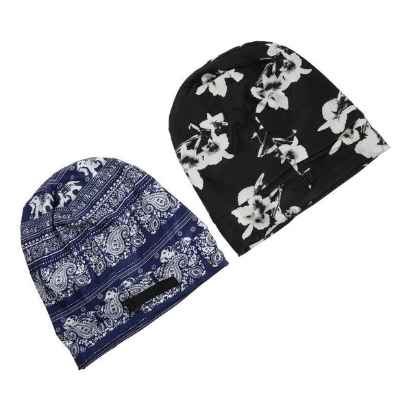

shower caps 2pcs adjustable satin night sleep hat sleeping hair care supply