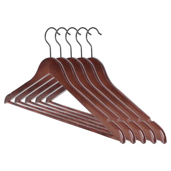 

hangers & racks 5pcs solid-wood clothing hanging holders closet stands