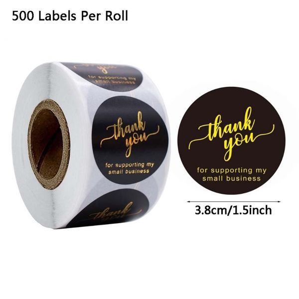 

gift wrap 500pcs round diy handmade thank you stickers package seal labels wedding decor m68e
