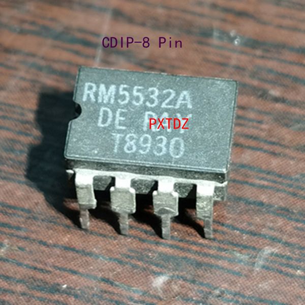 RC5532AD RC5532DE RC5532ADE, RM5532AD RM5532ADE Circuiti integrati CI amplificatori operazionali CI doppio pacchetto ceramico a 8 pin in linea / RC5532 OP-AMP 2 funzioni 5532 CDIP8