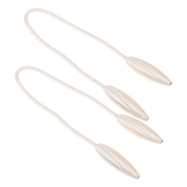 

curtain & drapes 2pcs flexible simple buckle fashion binding strap for home beige