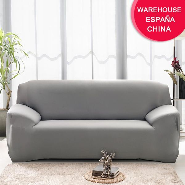 

chair covers elastic plain solid sofa cover stretch tight wrap all-inclusive for living room funda couch armchair