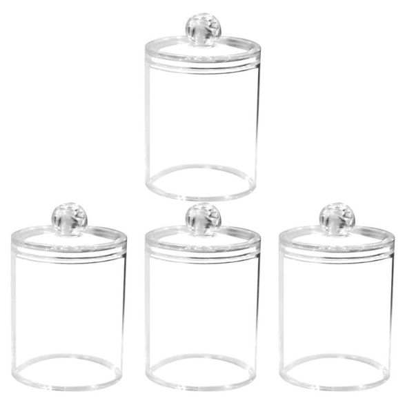 

toilet paper holders 4pcs multifunctional storage boxes acrylic containers toothpick