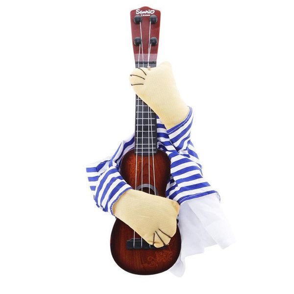 

cat costumes pet dogs play the guitar halloween christmas special events costume novelty funny party cosplay apparel outfit clothing