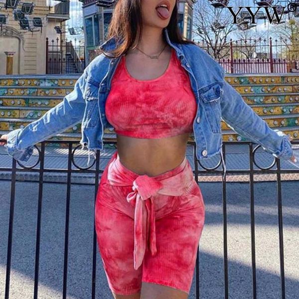 

yoga outfits 2021 elegant woman sleevess bra + pants set lace up fashion two piece sport sets casual outfit sets1, White;red