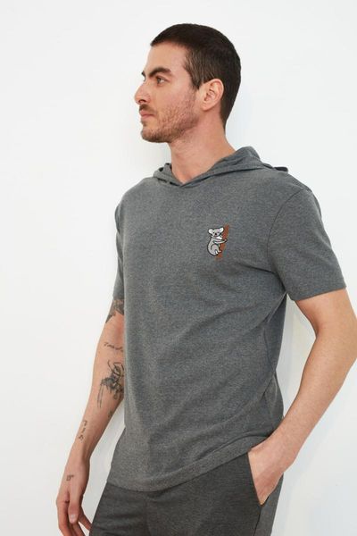 

men's t-shirts trendyol male t-shirt tmnss21sw0350, White;black
