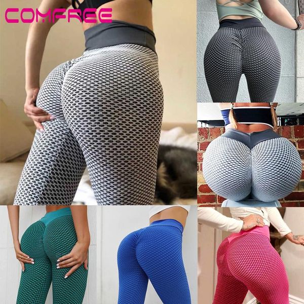 

yoga pants scrunch bulifting sport leggings women high waist textured booty tights gym sportswear fitness workout leggings