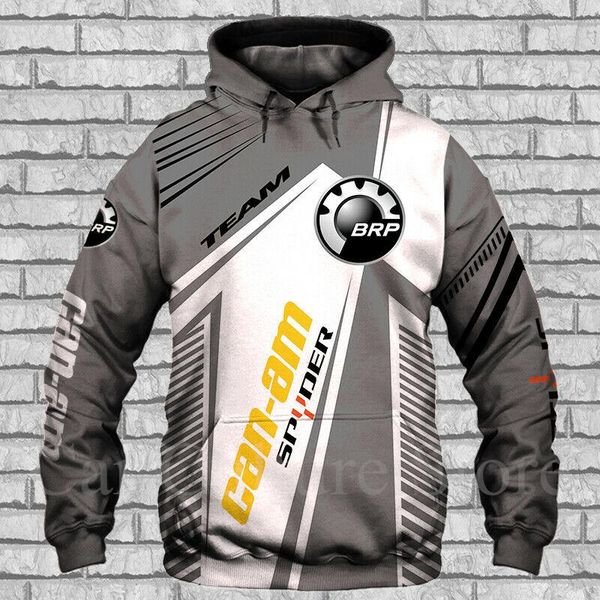 

men's hoodies & sweatshirts can-am hoodie jacket sportswear 3d printing sweatshirt harajuku streetwear oversized pullover, Black
