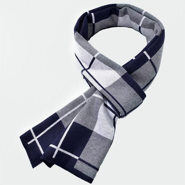 

scarves men's scarf knitted thick warm neck fashion design leisure winter cashmere high quality, Blue;gray