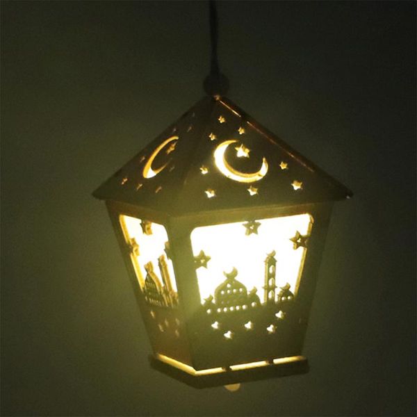 

holiday garden cute house shape crafts bedroom wood ornament gift mini with led light living room indoor outdoor home decor