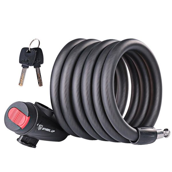 

bike locks lock 1.8m anti theft bicycle accessories steel wire security cable mtb road motorcycle equipment universl