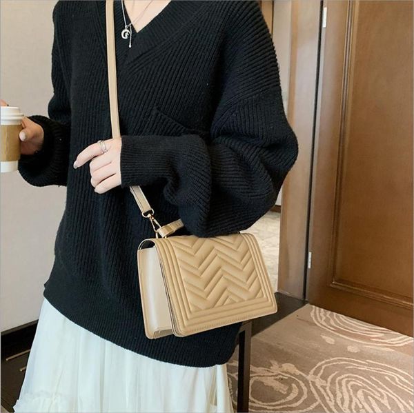 

solid lattice leather bag womens handbags new crossbody bags small flap clutch pu purse and bag females shoulder bag-tote girls