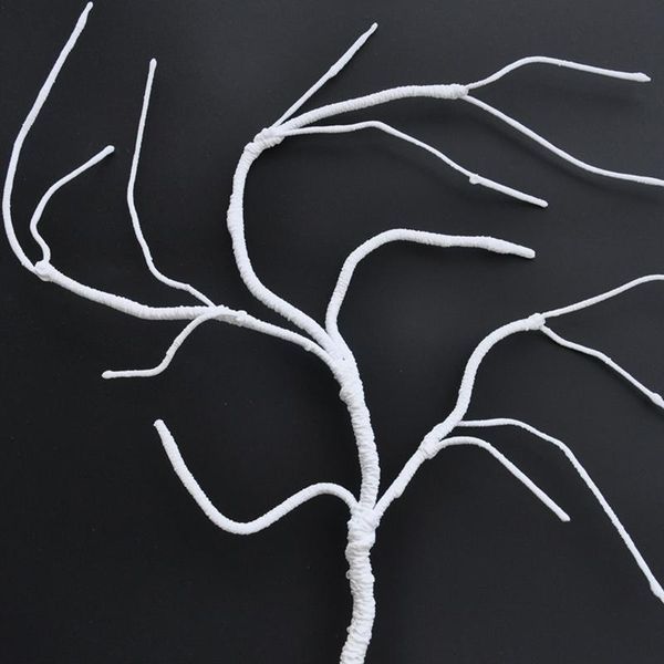 

1pc foam branch simulation large white dried artificial plant wedding home decor