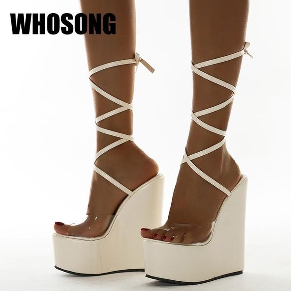 

sandals 2021 women shoes girls gladiator high heels woman brand sandalias ladies stiletto female wedge white, Black