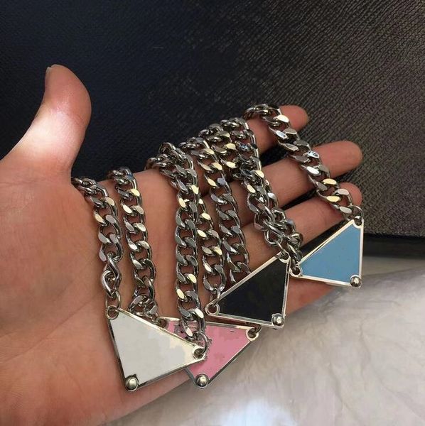 

PRA is selling luxury designer necklaces for men and women. Triangle pendant silver necklace
