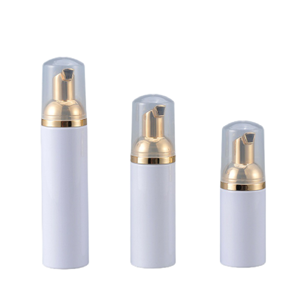 

storage bottles & jars 30ml 50ml 80ml gold foam pump white plastic pet cosmetic packaging container empty refillable foaming bottle 10pcs/lo