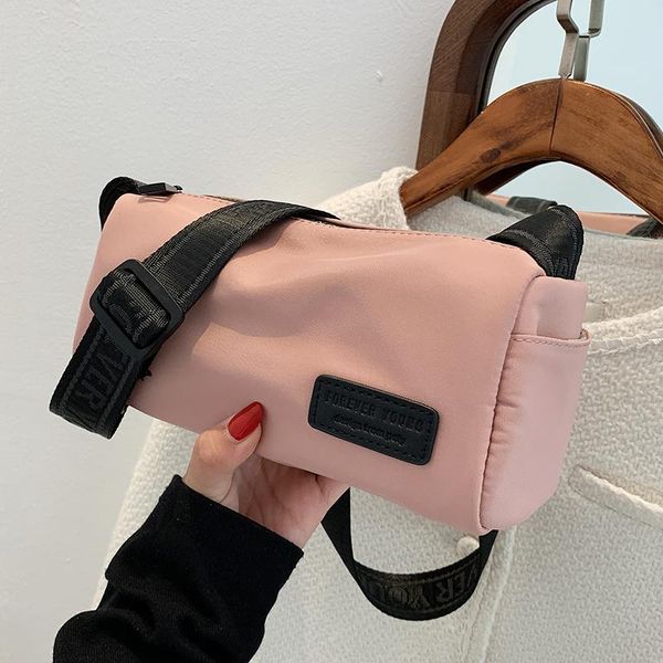 

evening bags 2021 summer solid color handbags women fashion nylon armpit bag brand shoulder simple luxury crossbody lady purse
