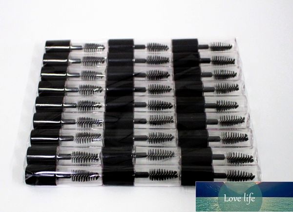 3 ml schwarze Kappe transparente Flasche leere Mascara Tube Lip Gloss Tube nachfüllbar kleine Probe Lipgloss Großhandel