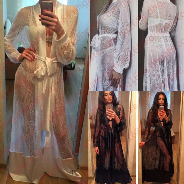 

women floral lace cardigan kaftan shawl coat beach wear swimwear long cover up blouse cape pareo 2019 bathing suit, White